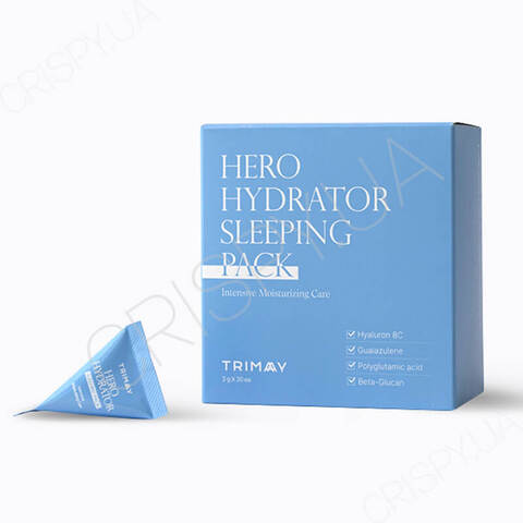 Зволожуюча нічна маска з бета-глюканом Trimay Hero Hydrator Sleeping Pack - 20*3 мл